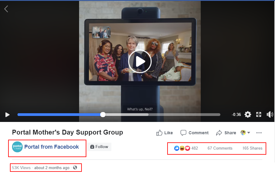 Mother's day support group portal