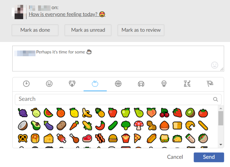 Sotrender Facebook moderation emojis