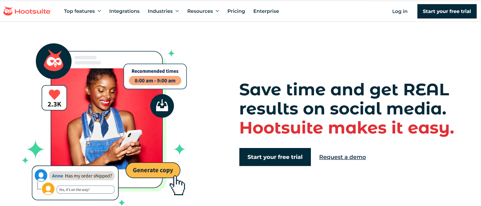 Hootsuite website