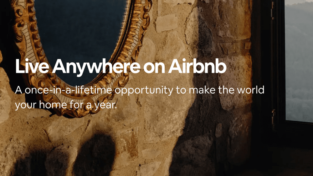 Airbnb Live Anywhere campaign